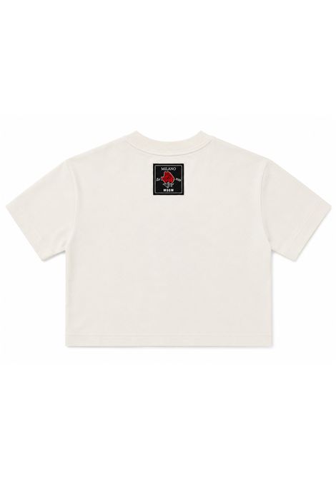 T-shirt con ricamo MSGM KIDS | F6MSJGTH067013